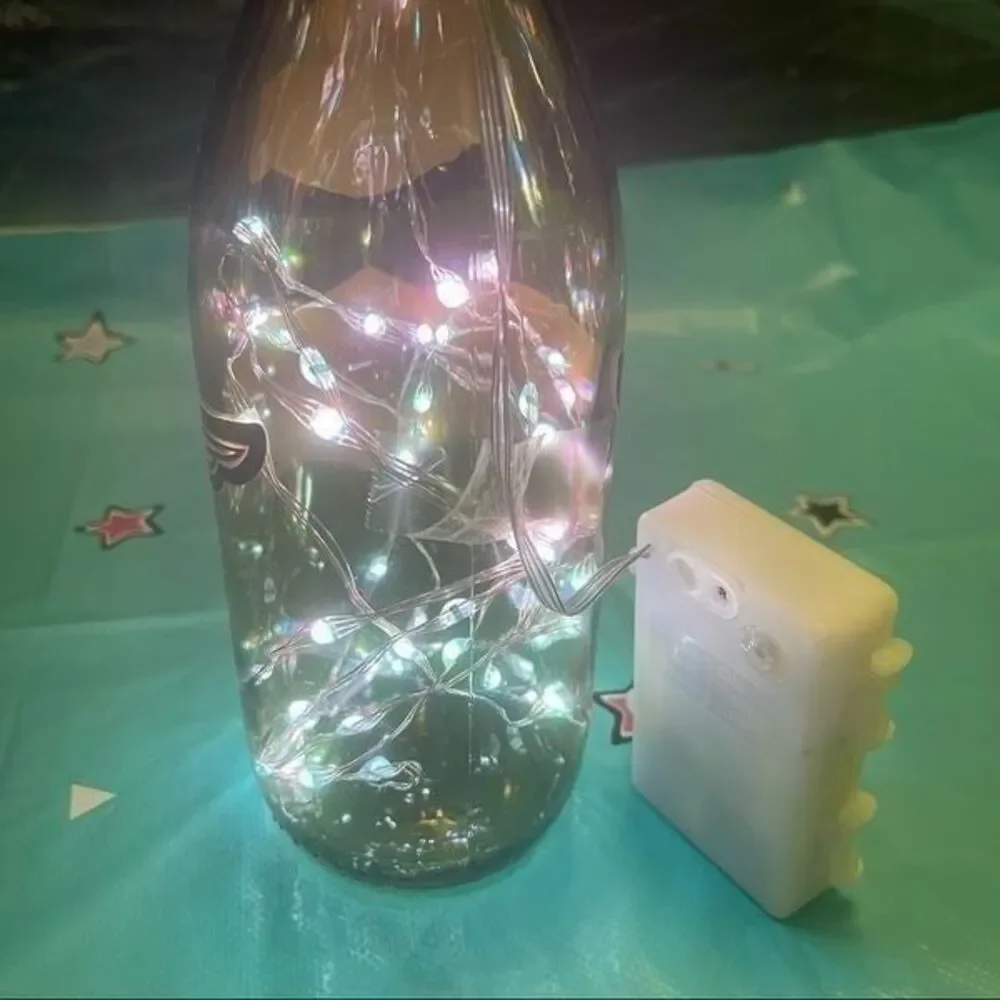 Harley Davidson Glass bottle lights